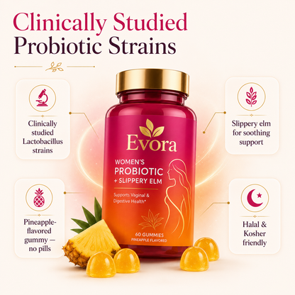 Women's Probiotic + Slippery Elm Gummies
